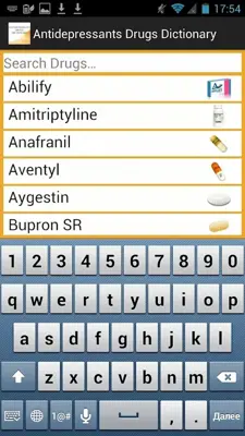 Antidepressants Dictionary android App screenshot 3